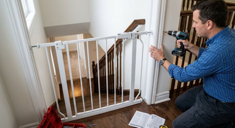 Infant Gate Installation in Roswell, GA