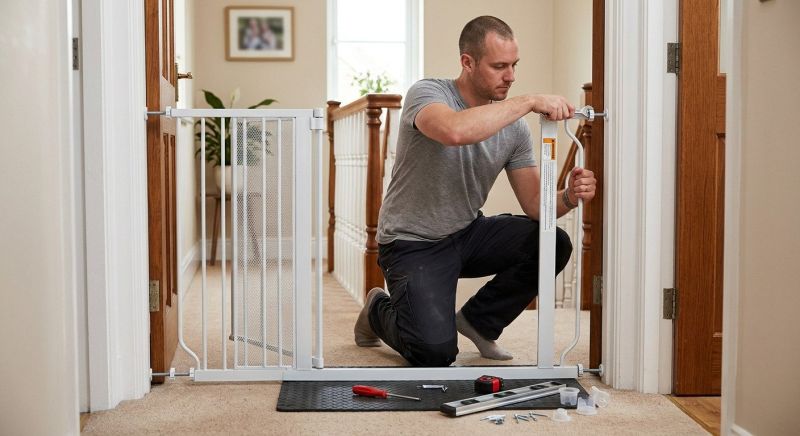 Infant Gate Installation in Longmont, CO