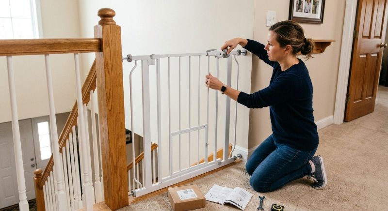 Infant Gate Installation in Longmont, CO
