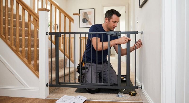 Infant Gate Installation in Longmont, CO