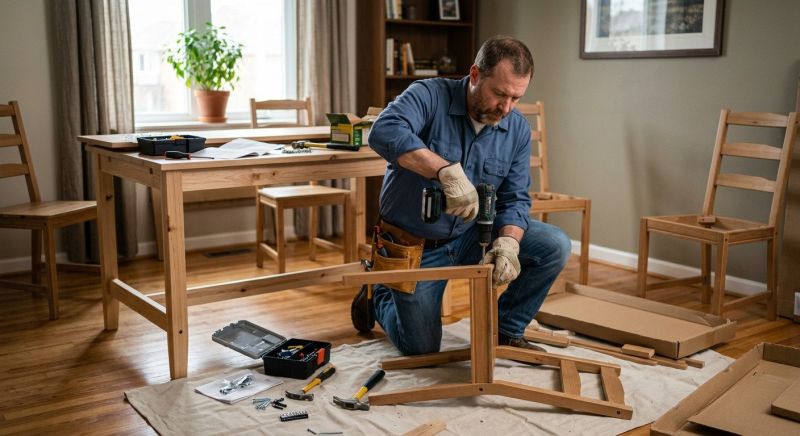 Wood Furniture Assembly in Kansas City, KS